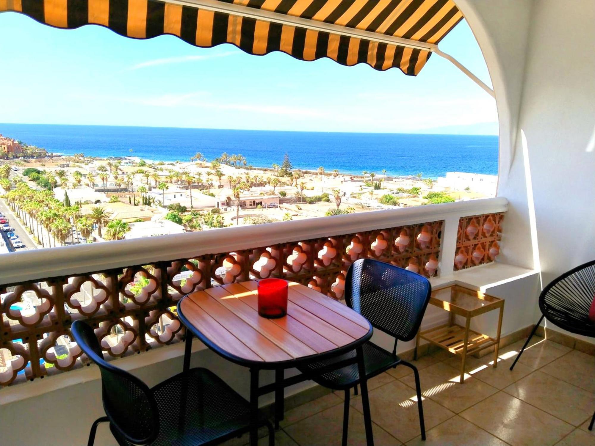 Palm-Mar Appartement Celeste 250M De L'Ocean Vue Mer Panoramique Exteriör bild