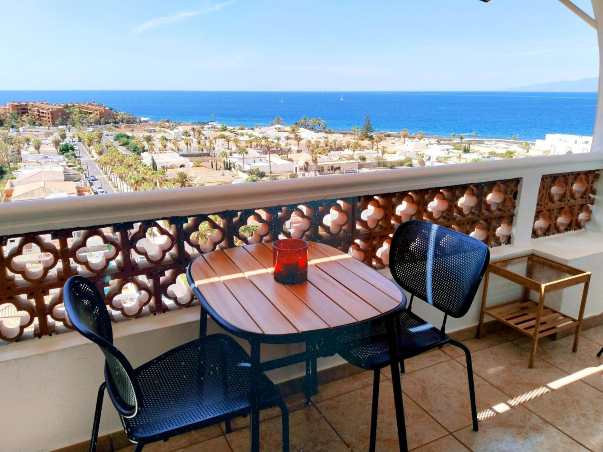 Palm-Mar Appartement Celeste 250M De L'Ocean Vue Mer Panoramique Exteriör bild